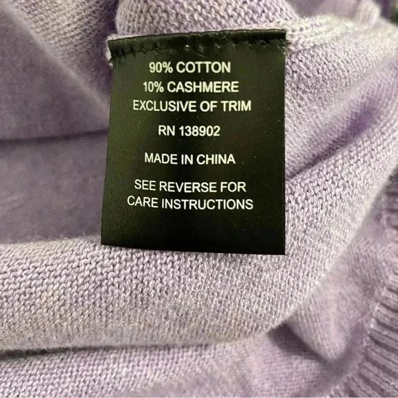 NWT QED Style Brigham Golf Cashmere Sweater Pullover Finance Bro Cotton Plaid - Picture 9 of 12